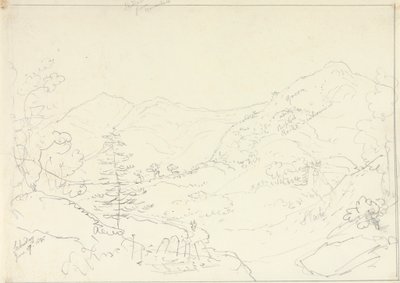 Skiddaw de Borrowdale, sábado 27 de Junho, 1835 de Capt. Thomas Hastings