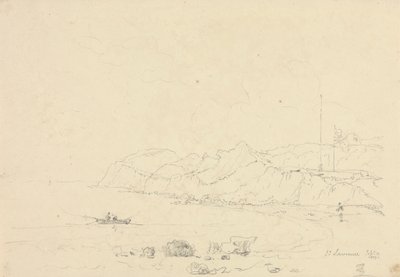 St. Lawrence, Ilha de Wight, 19 de Setembro de 1827 de Capt. Thomas Hastings