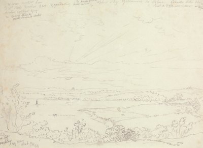 Sunset, Beachley, 29 de Maio de 1846 de Capt. Thomas Hastings