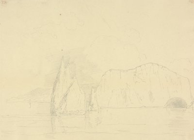As Agulhas e Penhascos de Água Doce, Ilha de Wight de Capt. Thomas Hastings
