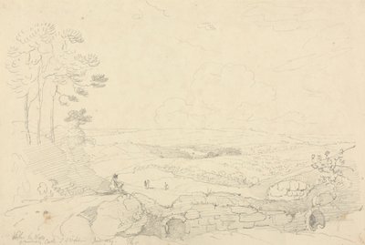 Dentro das Muralhas do Castelo de Carisbrooke, Ilha de Wight, Junho de 1829 de Capt. Thomas Hastings