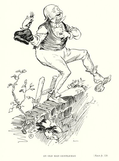 Carácter de Dickens: An Old Mad Gentleman (litho) de Captain Edward Henry Handley Read