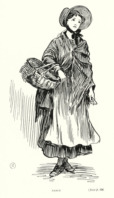Carácter de Dickens: Nancy (litho) de Captain Edward Henry Handley Read