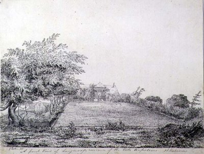 Uma Vista Frontal da Residência de Napoleão I em Longwood na Tarde da Tarde, Santa Helena de Captain G. Rotton