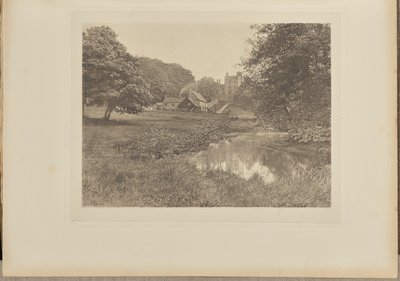 Haddon Hall e Homestead, a partir do rio de Captain George Bankart