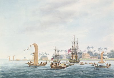 Ponto Venus, Ilha de Otahytey, 1792 de Captain George Tobin
