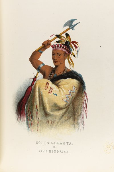 Soi-En-Ga-Rah-Ta ou o rei Hendrick, de Captain Seth Eastman