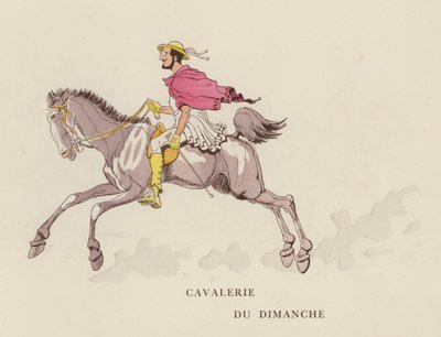 Ilustração para Les Courses Dans L "Antiquite de Caran D" Ache de Caran dAche