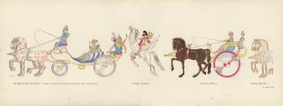 Ilustração para Les Courses Dans L "Antiquite de Caran D" Ache de Caran dAche