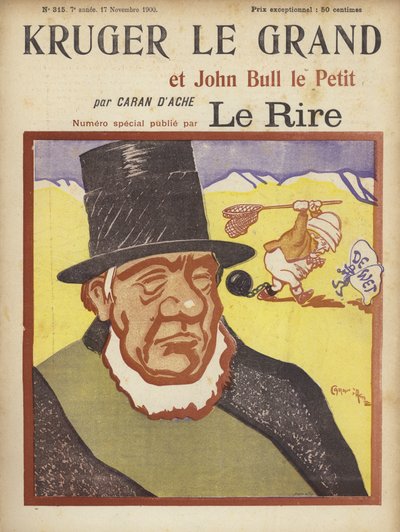 Paul Kruger, ilustração para Le Rire de Caran d Ache