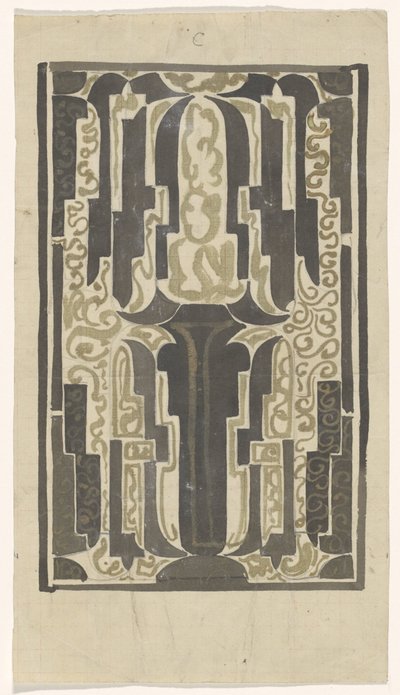 Projeto decorativo de Carel Adolph Lion Cachet
