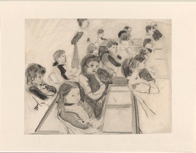classe de escola de Carel Adolph Lion Cachet