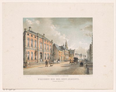 Vista do Orfanato Verde em Groningen
Weeshuis der Ned. Herv. Gemeente (Orfanato Verde) (título sobre o objecto) de Carel Christiaan Antony Last