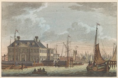 Vista do Nieuwe Stadsherberg, c. 1790
Nieuwe Stads-Herberg em Amsterdão / Vue de L