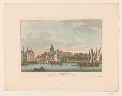 Vista da igreja em Oost-Zaandam
Igreja em Oost-Zaandam / Arrivement de la Barge à Sardam (título sobre o objecto) de Carel Frederik Bendorp (I)