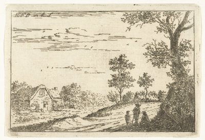 paisagem com fazenda Paisagens (título da série) de Carel Frederik Bendorp (I)