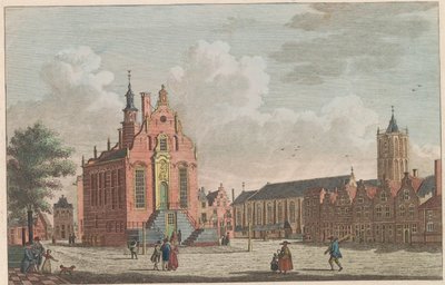 Mercado e Câmara Municipal de Schiedam, ca. 1790
Mercado e Câmara Municipal em Schiedam / Marché et hotel de ville à Schiedam (título sobre o objecto) de Carel Frederik Bendorp (I)