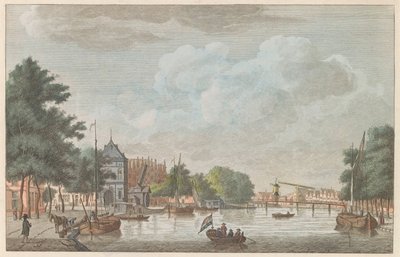 Spaarne em Haarlem, c. 1790
Het Binnen Spaarne in Haarlem / Riviere dit sparen interieur à Haarlem (título sobre o objecto) de Carel Frederik Bendorp (I)