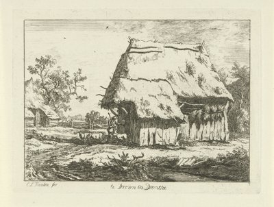 Pastor num redil
Te Drown in Drenthe (título sobre o objecto)
Paisagens (1-6) (título da série) de Carel Lodewijk Hansen