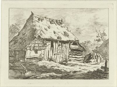Casal num celeiro
Paisagens (1-6) (título da série) de Carel Lodewijk Hansen