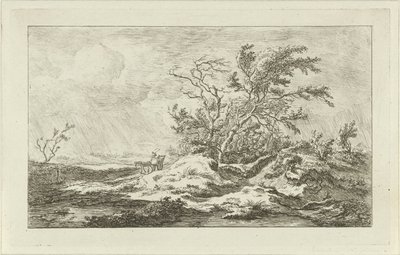 Cavalo e carroça numa paisagem
Landscapes (A-F) (título da série) de Carel Lodewijk Hansen