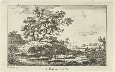 Viajantes na orla marítima
Na Rolde in Drenthe (título sobre o objecto)
Landscapes (a-f) (título da série) de Carel Lodewijk Hansen