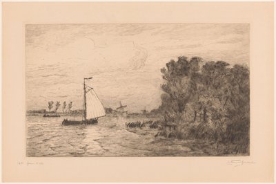 Vista do Vecht perto da Weesp
La Vecht perto de Weesp (título original) de Carel Nicolaas Storm van 