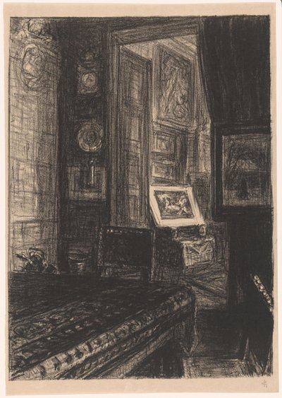 Interior de uma sala de estar de Carel Nicolaas Storm van 