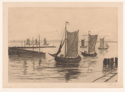 Retorno da frota pesqueira de Carel Nicolaas Storm van 