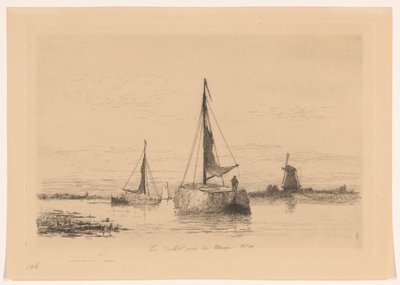 Le Vecht près de Weesp (título original sobre o objecto)
La Hollande (título original da série) de Carel Nicolaas Storm van 