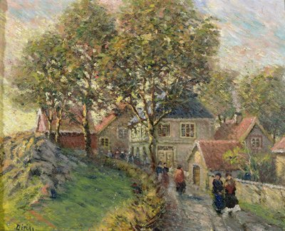 Outono em Drobak (óleo sobre tela) de Carl Edvard Diriks