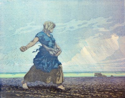 Mulher semeadora de Carl Alexander Brendel