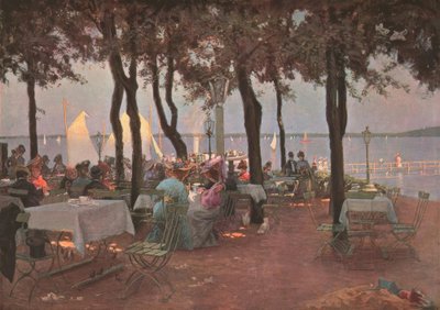 Tarde de verão em Müggelsee de Carl Alexander Brendel