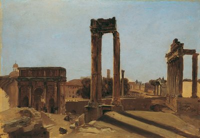 O Fórum Romano de Carl Blechen