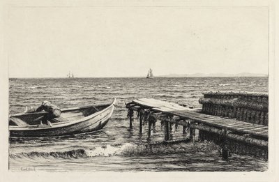 O barco na ponte de Carl Bloch