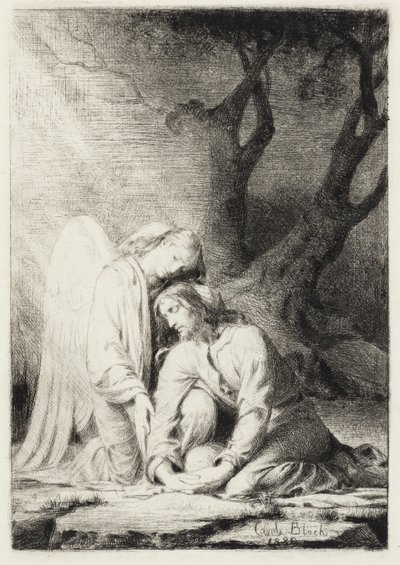 Cristo no Getsêmani de Carl Bloch