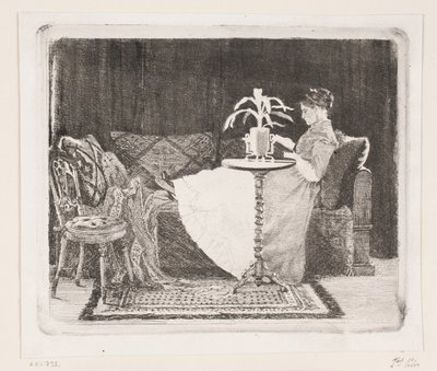 Senhora da Leitura de Carl Bloch