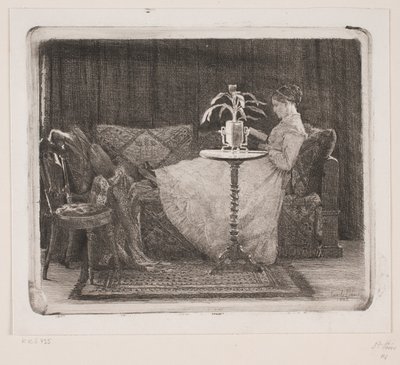 Senhora da Leitura de Carl Bloch