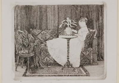 Senhora da Leitura de Carl Bloch