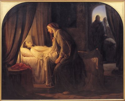 A Filha de Jairius de Carl Bloch
