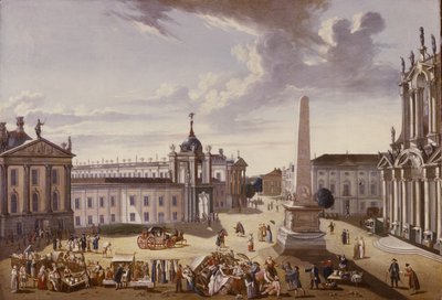Vista da Câmara Municipal, 1772 (ver também 330437) de Carl Christian Baron