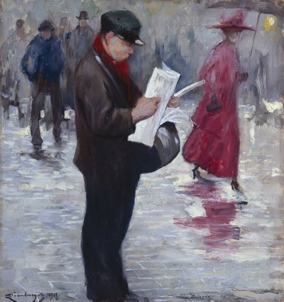 vendedor de jornais de Carl Doernberger
