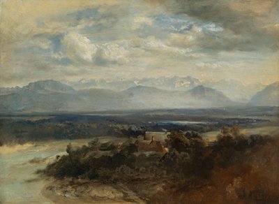 paisagem de Isar de Carl Ebert