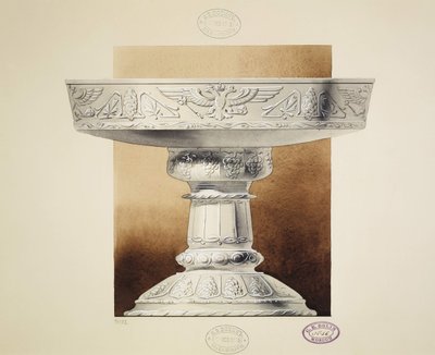 Projeto de uma tigela para picles. Série O Dote da Grã-Princesa Maria Pavlovna, 1907-1908 de Carl Edvard Bolin company