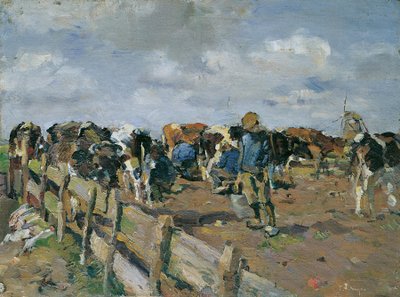 Ordenhar as vacas de Carl Fahringer