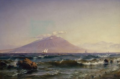 A Baía de Nápoles de Carl Frederik Sorensen