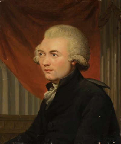 Retrato do organista e compositor Georg Joseph Vogler 1749-1814. de Carl Frederik von Breda