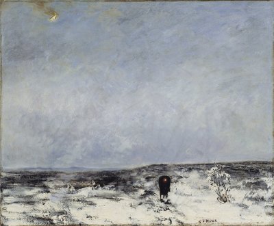 Paisagem de charneca com uma carruagem de Carl Fredrik Hill