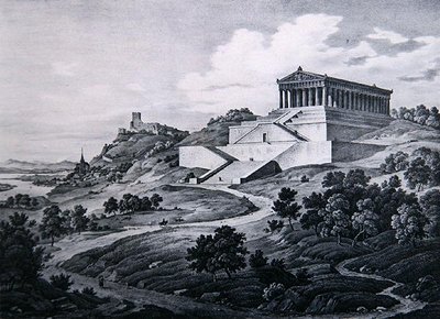 O Walhalla (litho) de Carl Friedrich Heinzmann