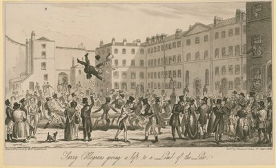 Surry Collegians dando uma carona para um membro da lei de Carl Georg Adolph Hasenpflug
